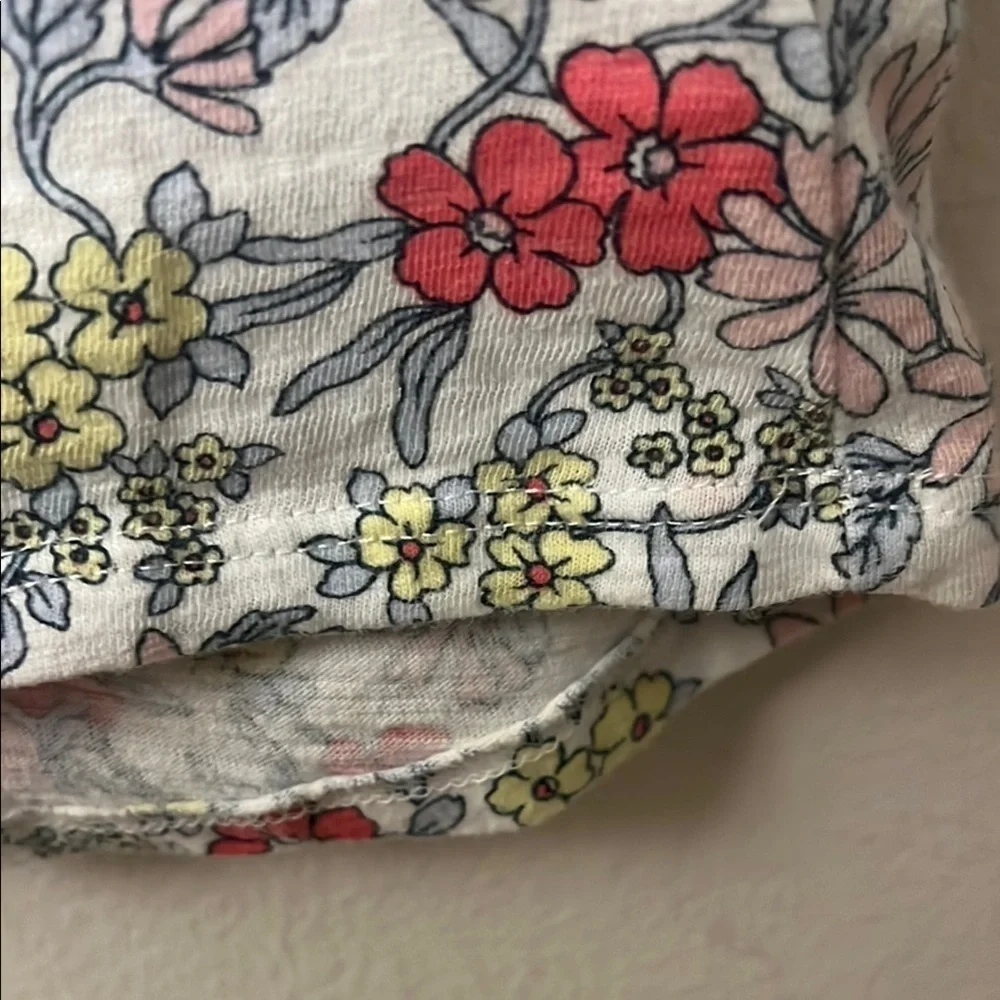 GAP Kids Floral Polo - Red, Yellow, Gray